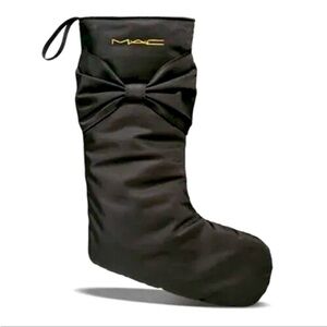 MAC Cosmetics Black Hosiery Sock with Bow NWOT